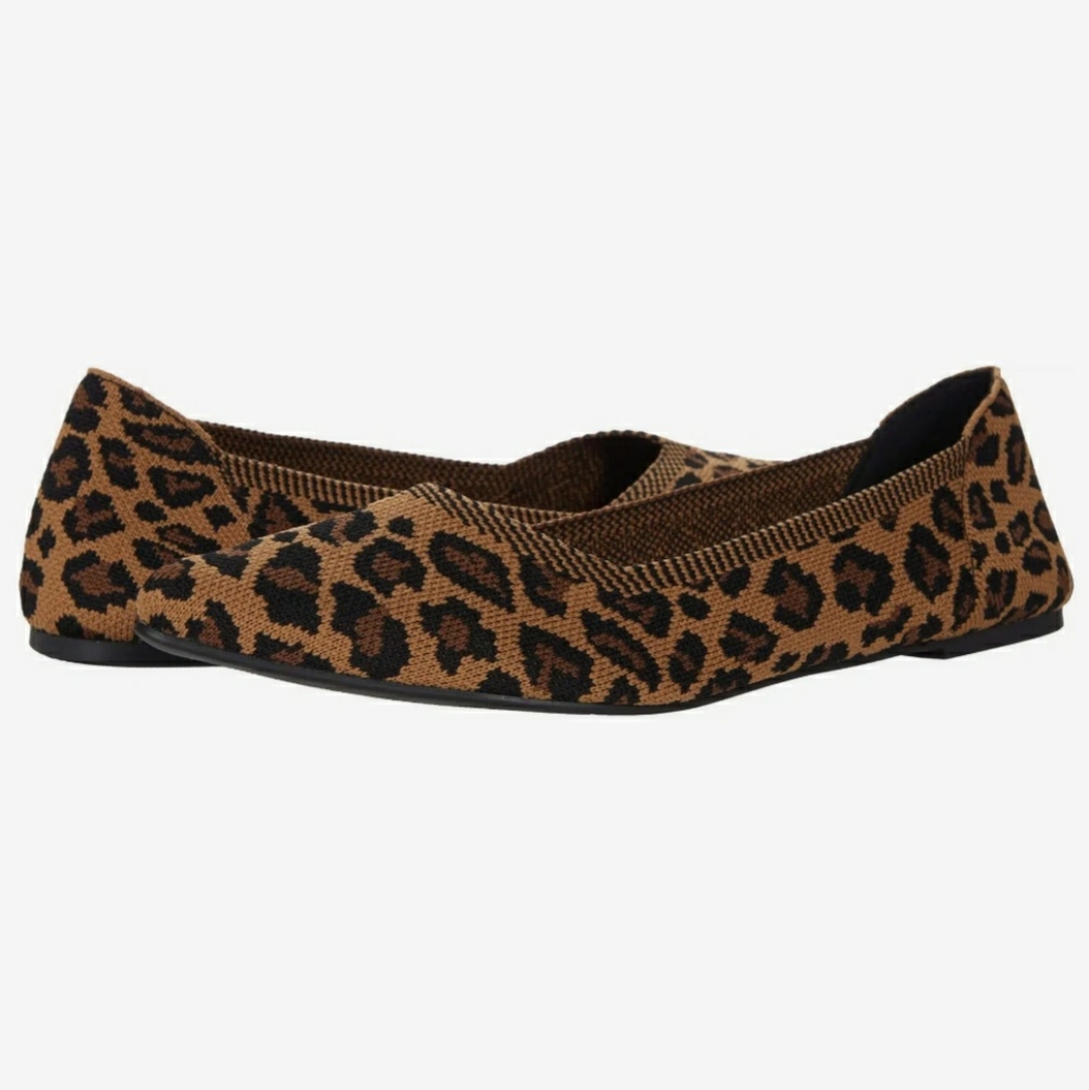 MIA Kerri Flats Zebra Pattern Knit